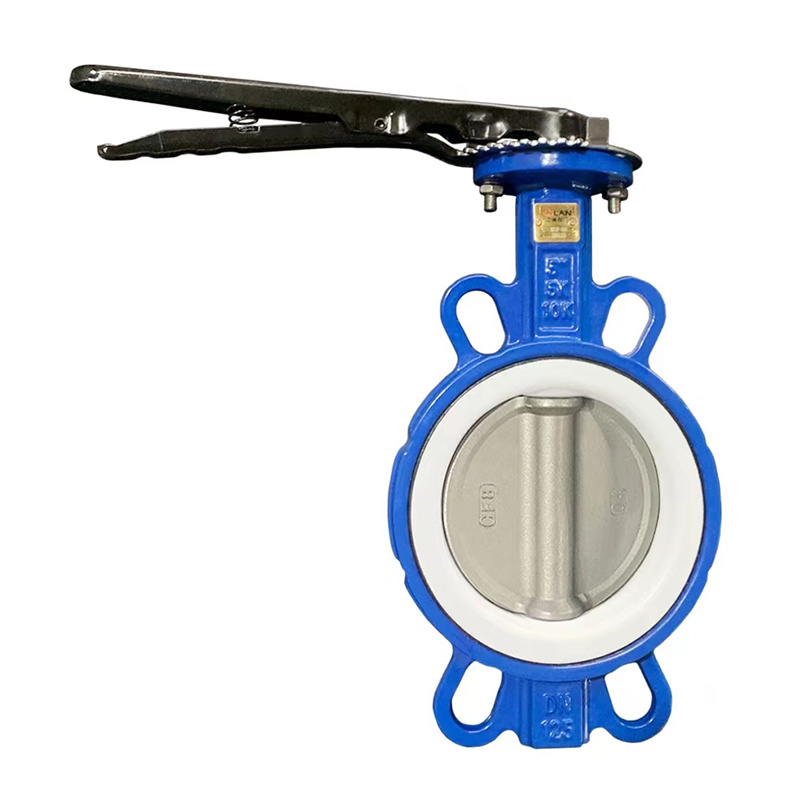 Butt butterfly valve