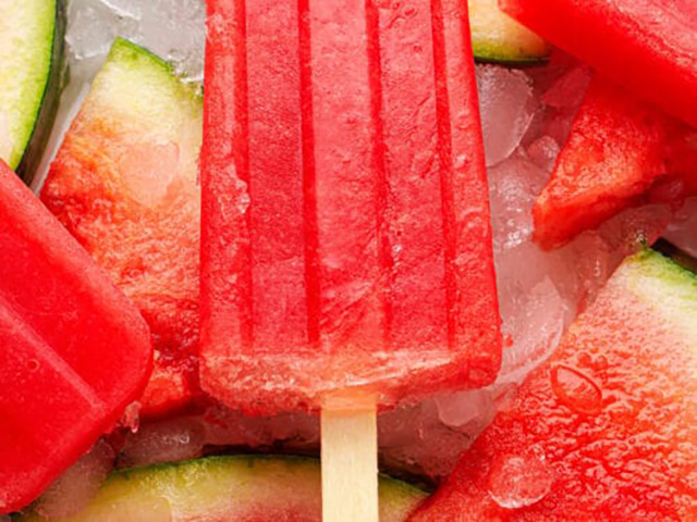 Stabilizer for Popsicle with Large Ice Crystal