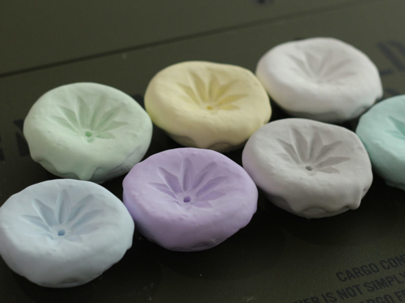 How are ceramic incense sticks made