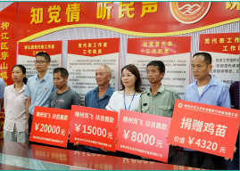 Company supports poverty alleviation efforts Company supports poverty alleviation efforts