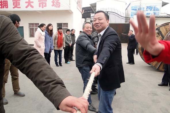 新年联欢会上精彩纷呈的活动