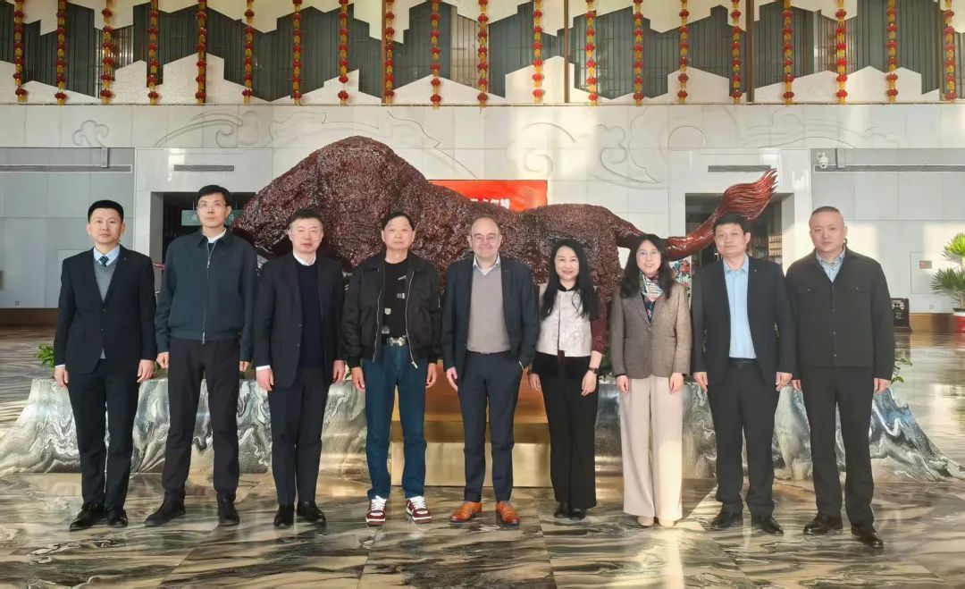 贝卡尔特采购副总裁Stijn Vancompernolle一行来访澳森