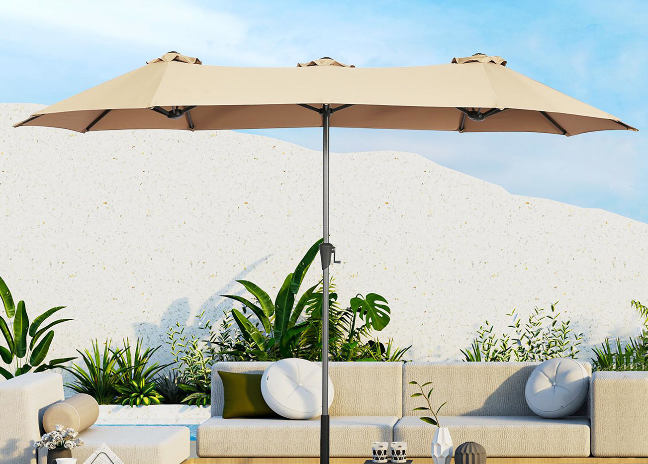 Double Head Umbrella