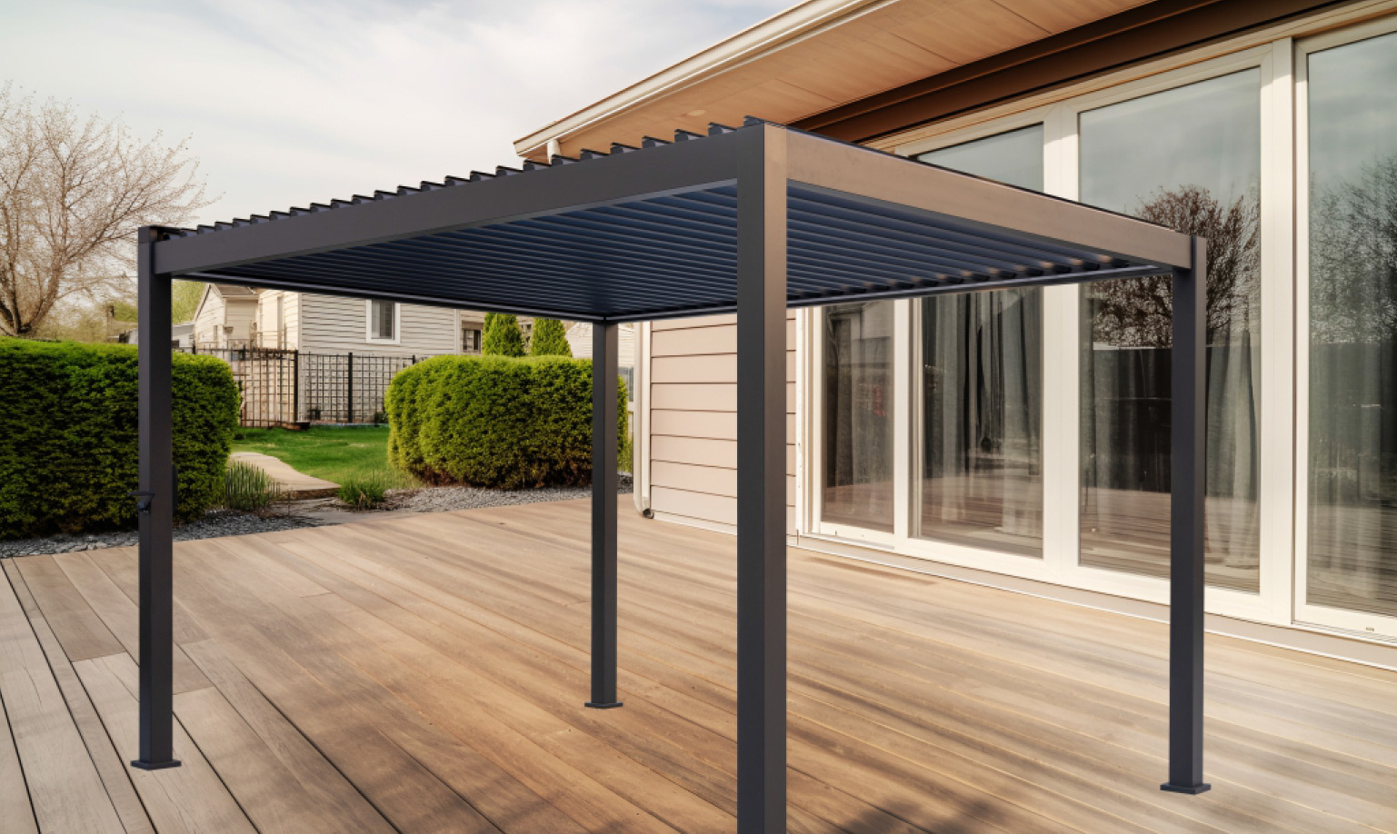 Aluminum-steel Pergola