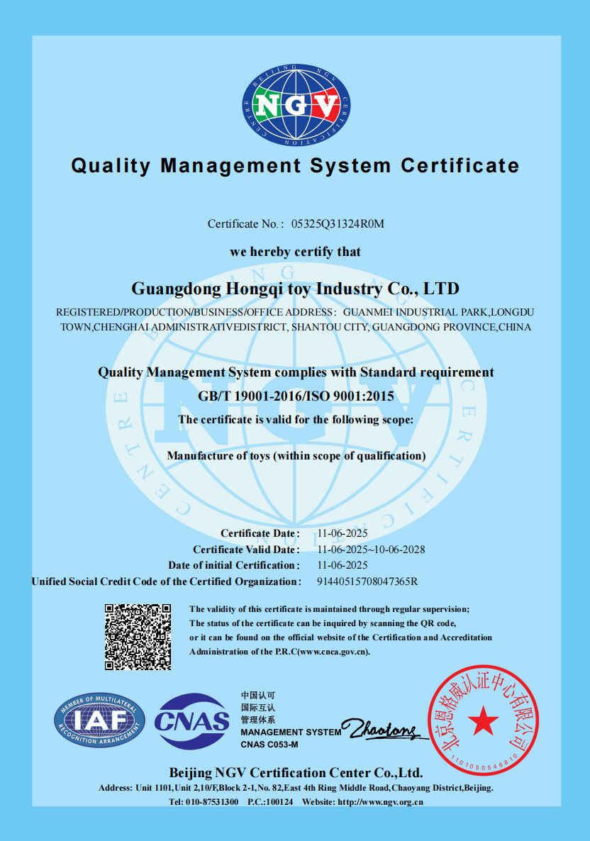 ISO9001 Quality Management System Certification ISO9001 Quality Management System Certification