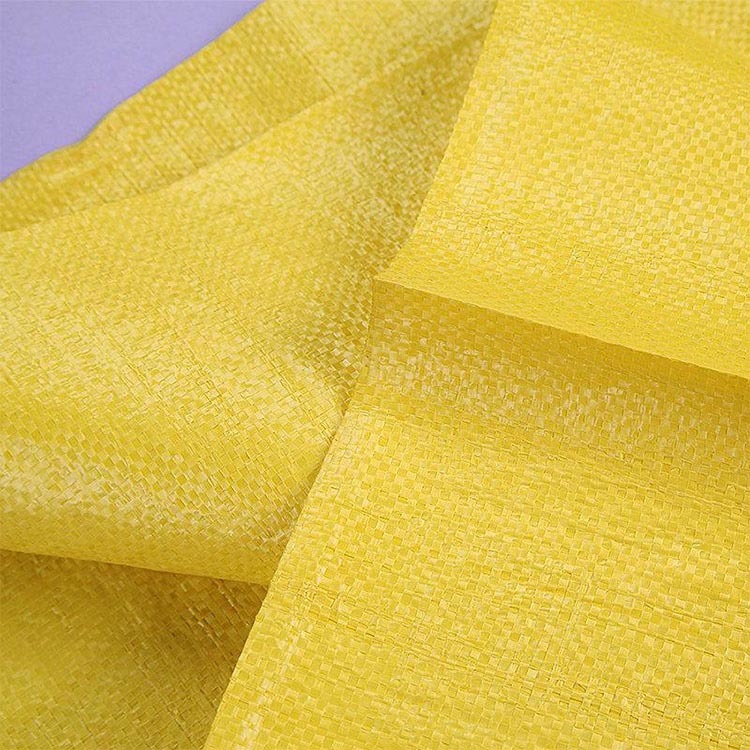 Bright yellow woven bag Bright yellow woven bag