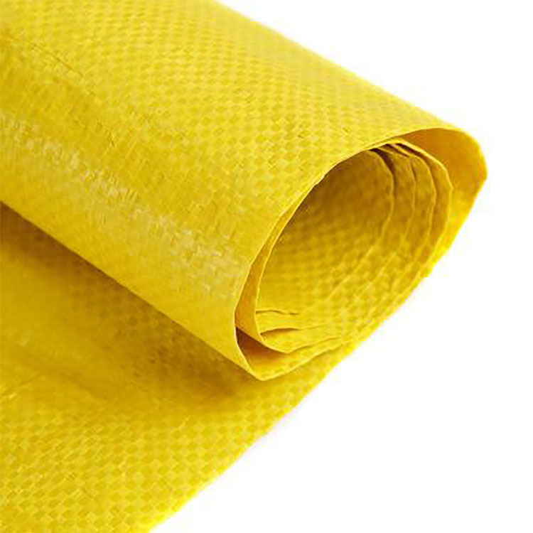 Bright yellow woven bag Bright yellow woven bag