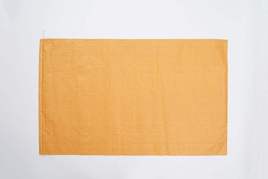 Bright yellow woven bag Bright yellow woven bag