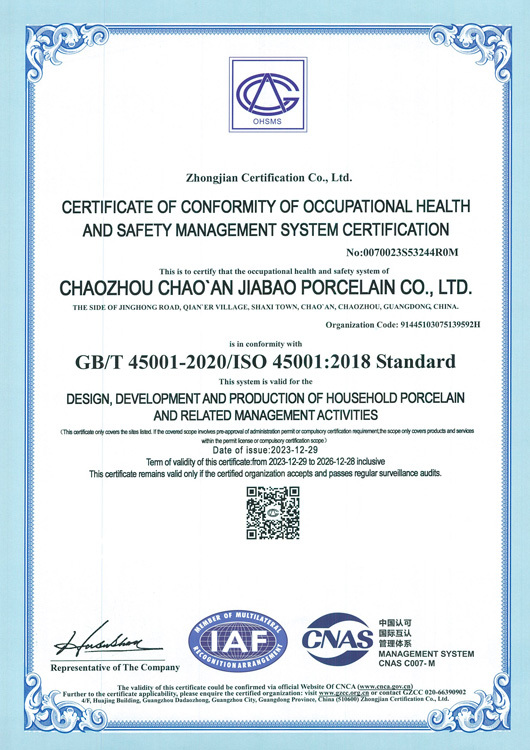 ISO45001:2018 Occupational Health and Safety Management System