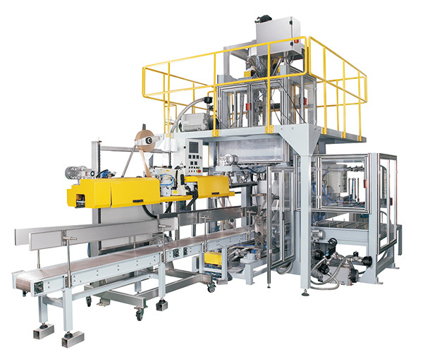 Automatic heavy bag packaging production line