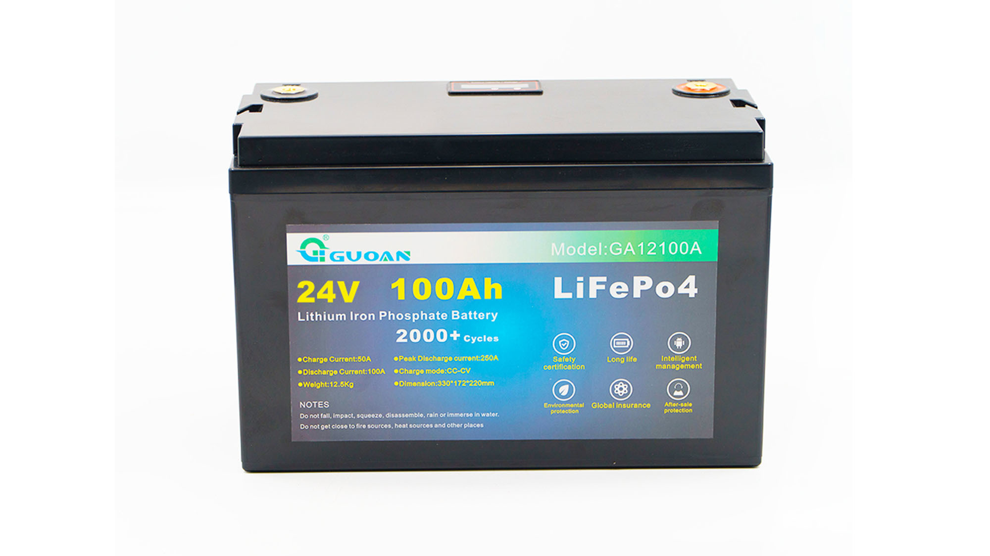 24V 100Ah Lead-acid battery replaced with lithium battery