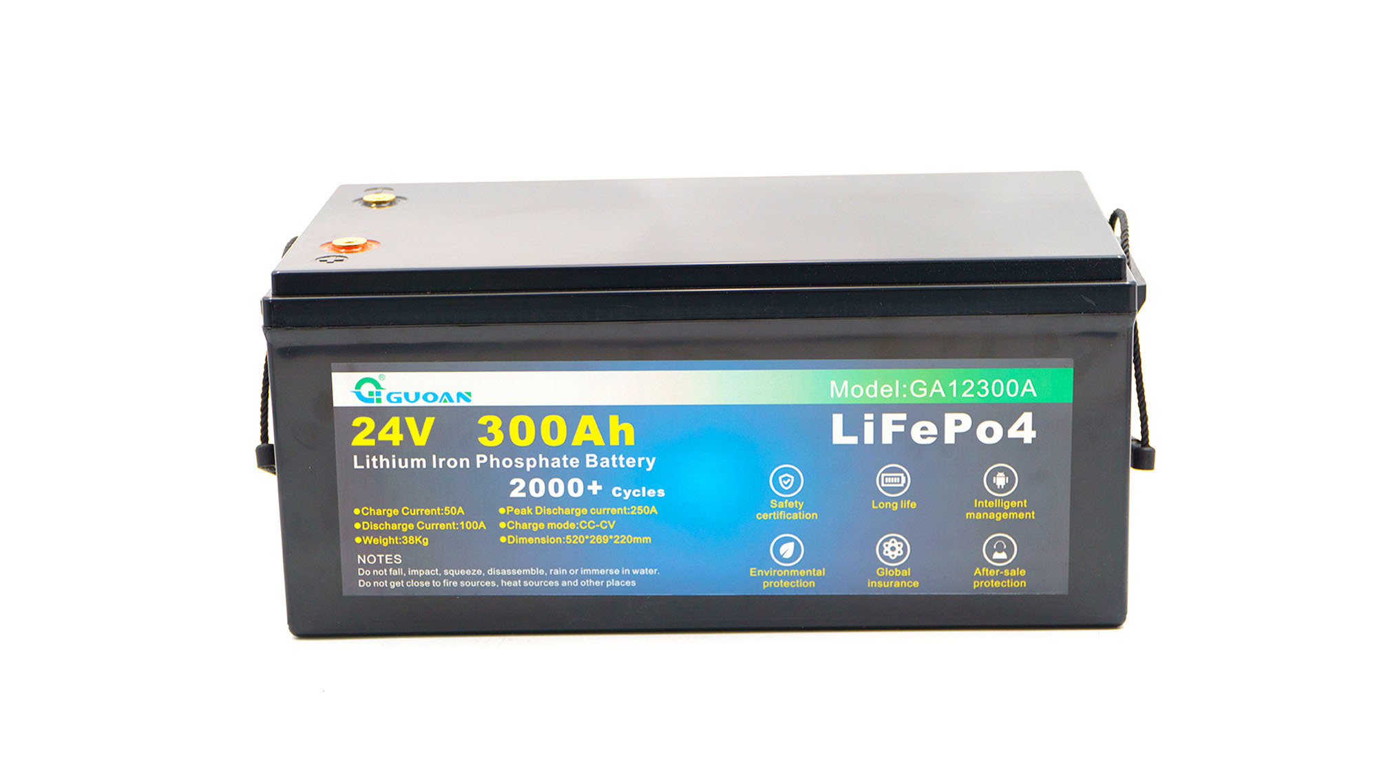 24V 300Ah Lead-acid battery replaced with lithium battery