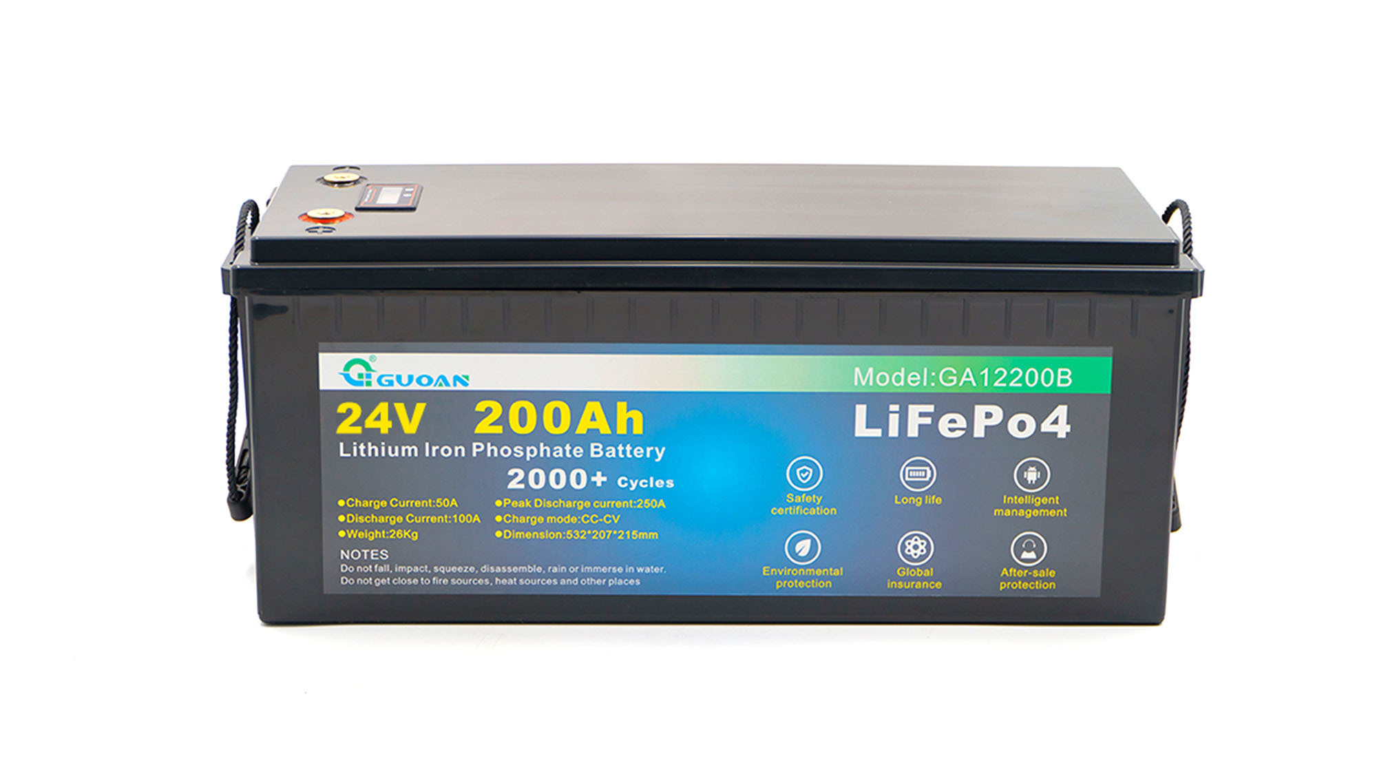 24V 200Ah Lead-acid battery replaced with lithium battery