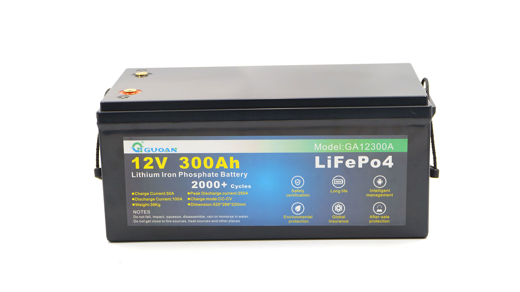 12V 300Ah Lead-acid battery replaced with lithium battery
