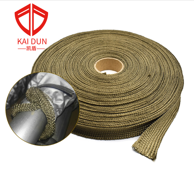 Basalt woven pipe sleeve