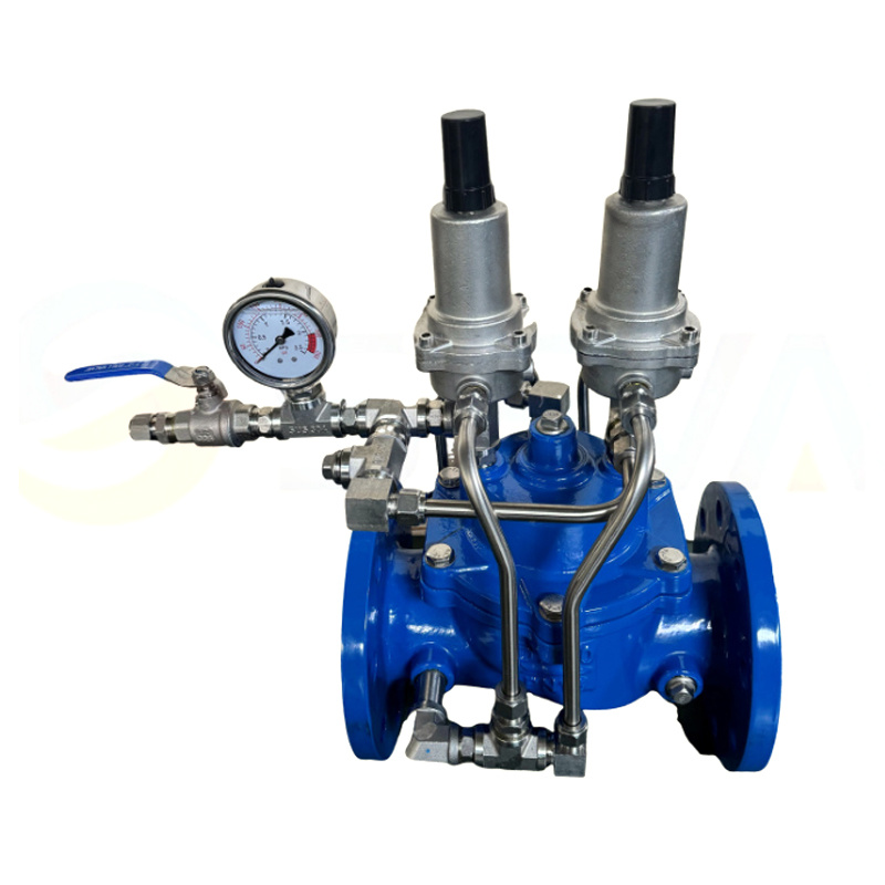 Water blow off valve