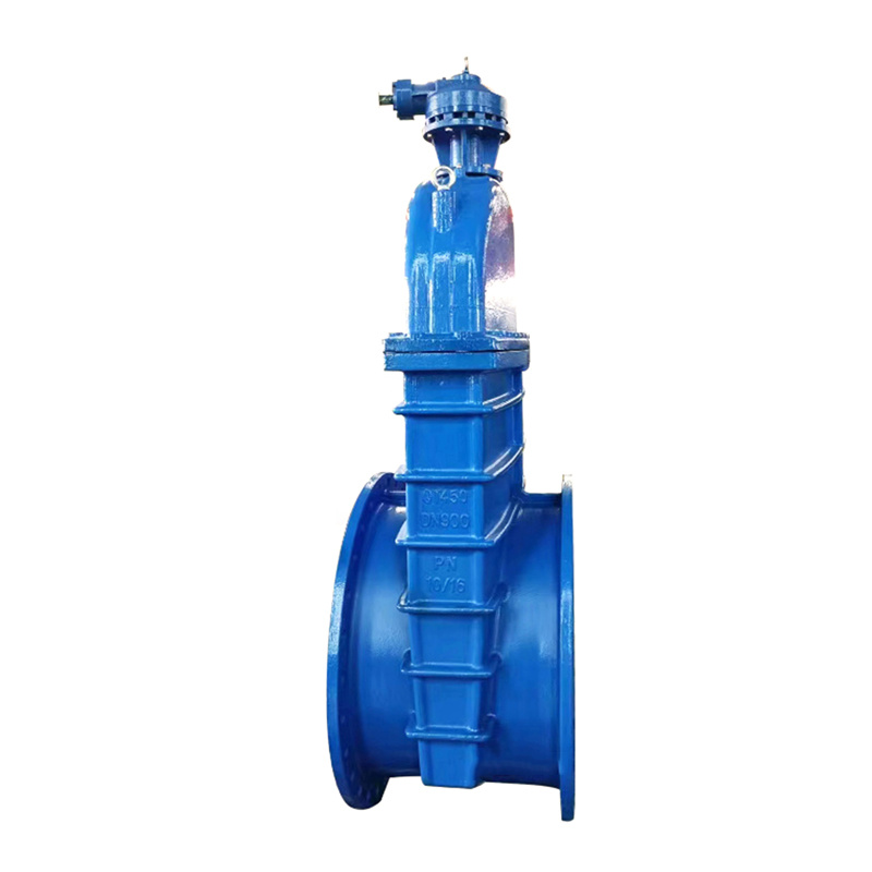 Bevel gear soft seal gate valve with BS5163 and DIN3352 F4