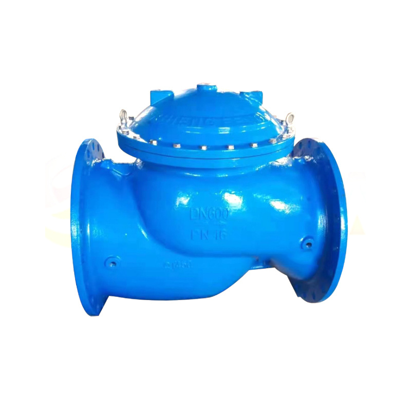 Slow closed check valve