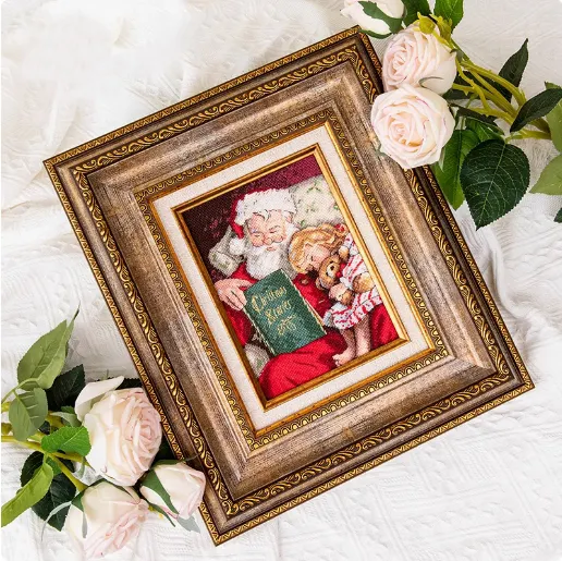 Vintage classic European PS picture frame Plastic picture frame can be customized any size oil painting picture frame