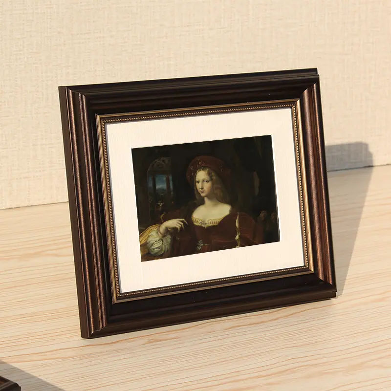 European style retro 7 inch 8 inch 10 inch photo frame A4 certificate frame artistic creativity table manufacturer direct sales