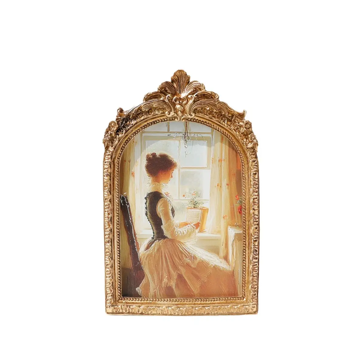 European Retro Style Creative Resin Photo Frame Home Decor Wall Hanging Picture Frame Old Style Plastic Wall Decoration