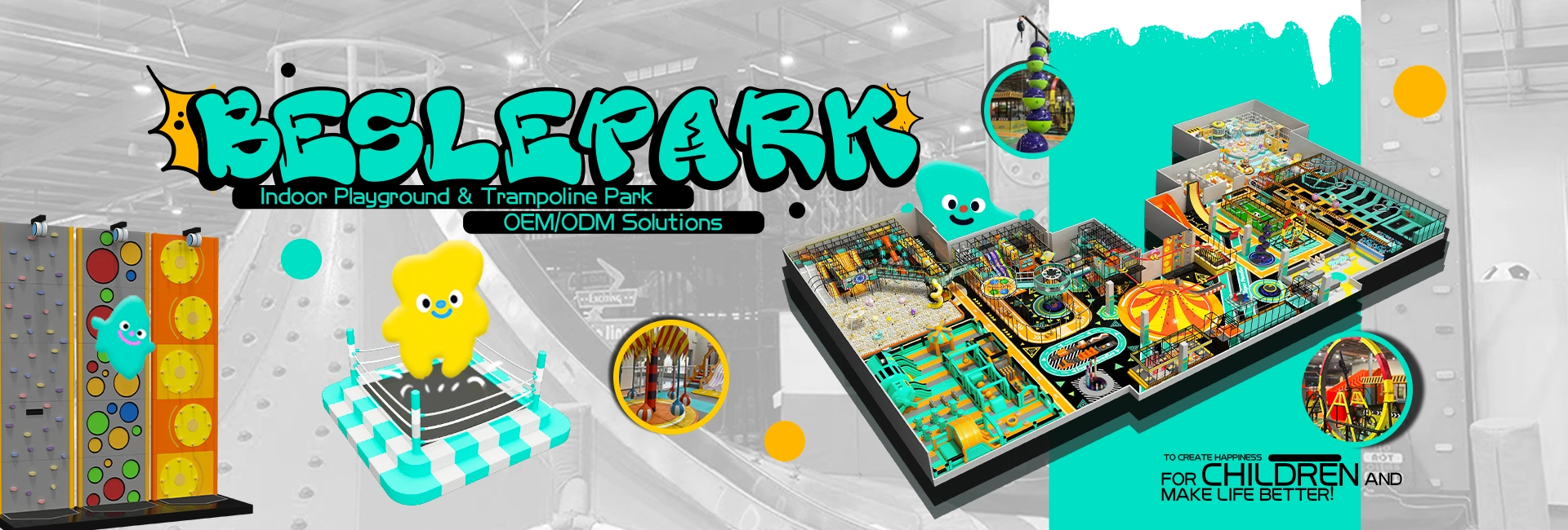 Indoor Playground & Trampoline Park OEM/ODM Solutions