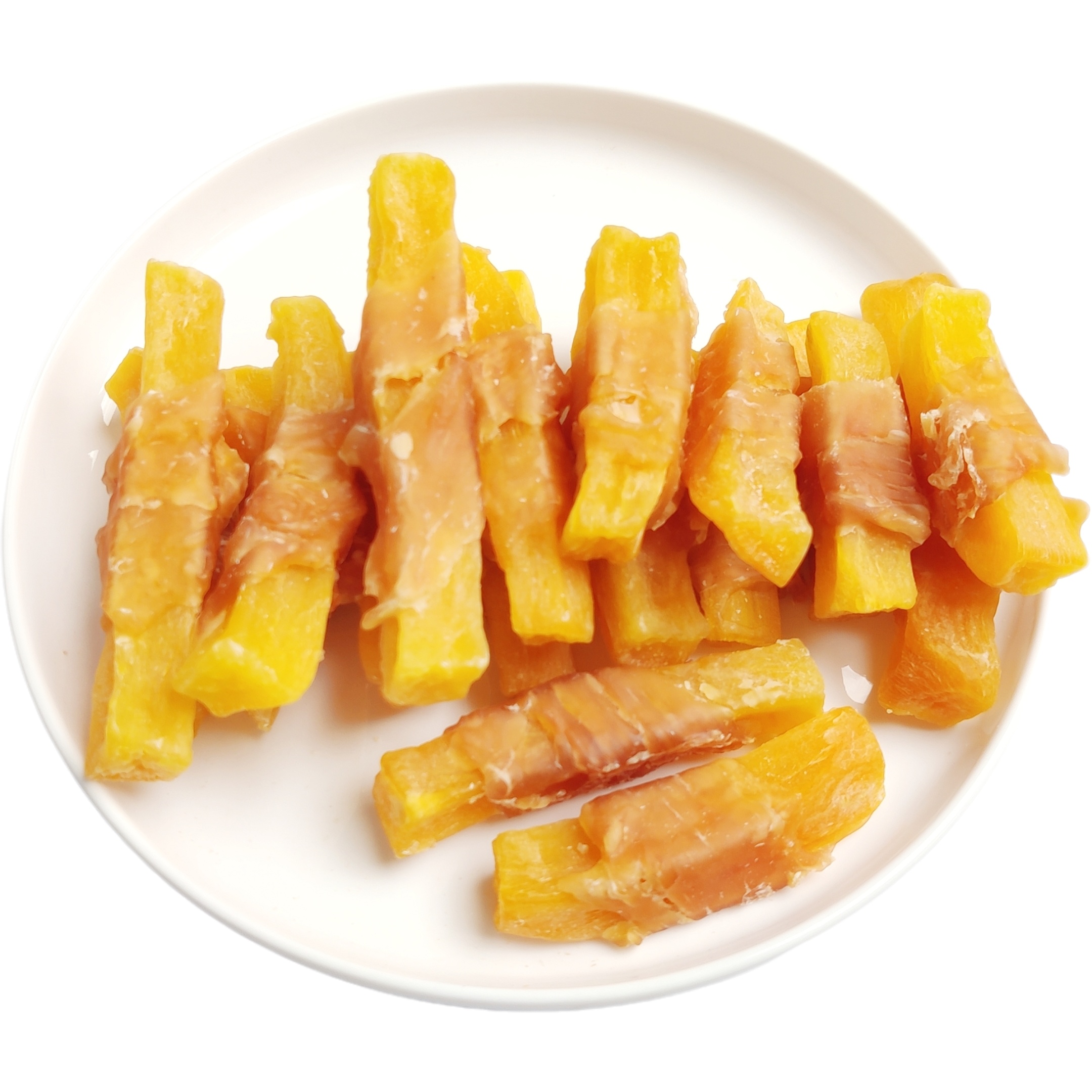 鸡肉绕红薯条