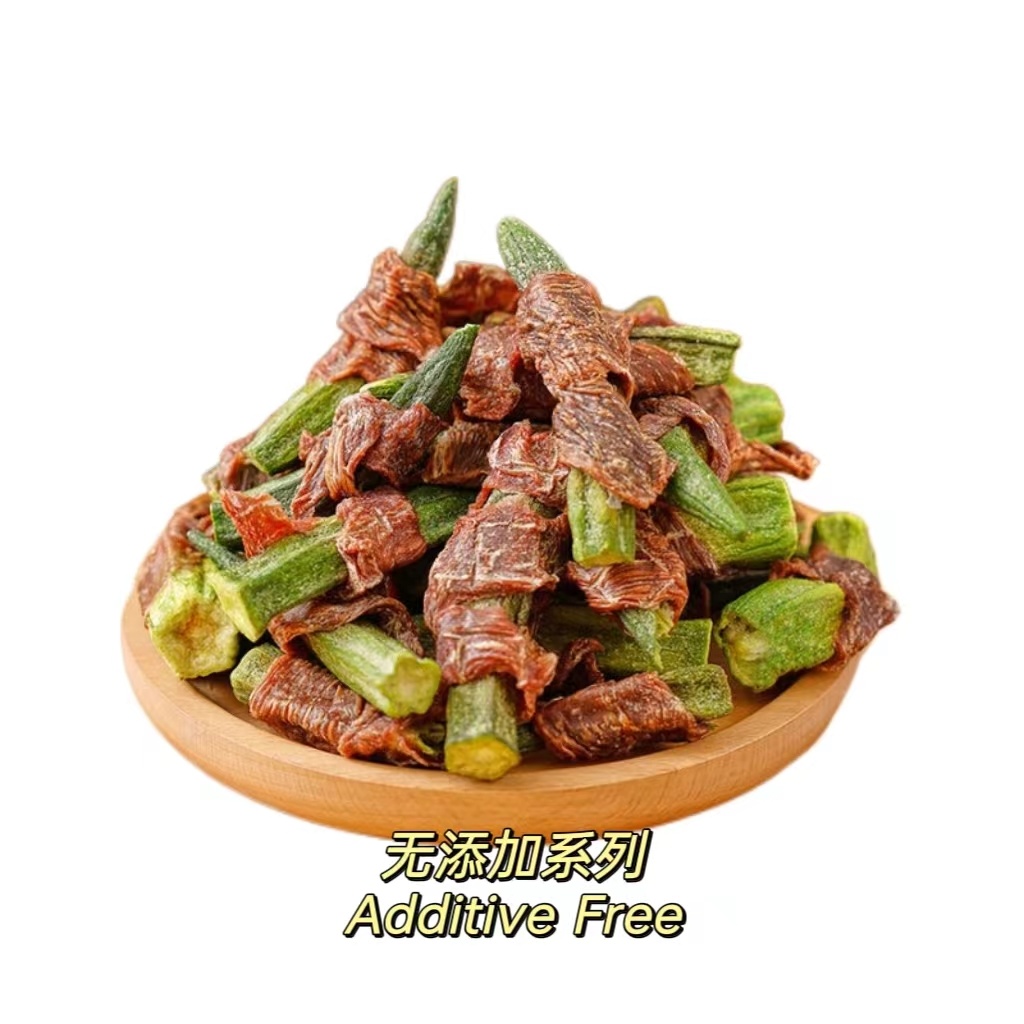 鸭肉绕秋葵