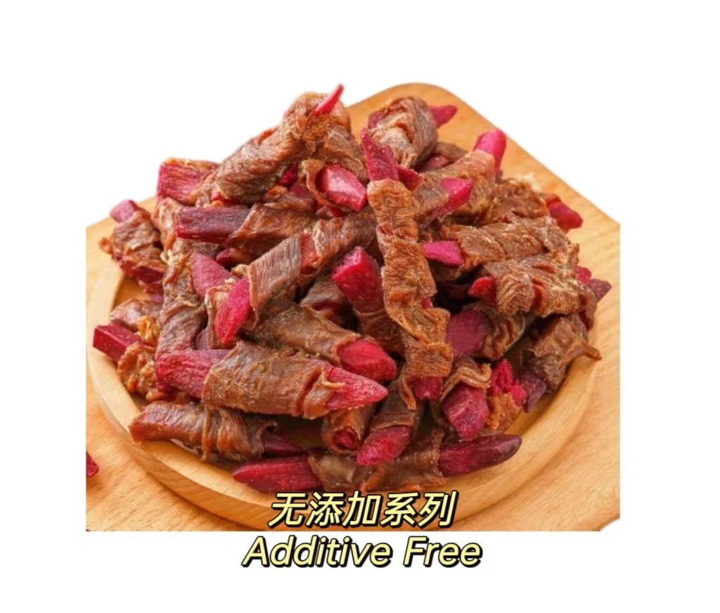 鸭肉绕紫薯