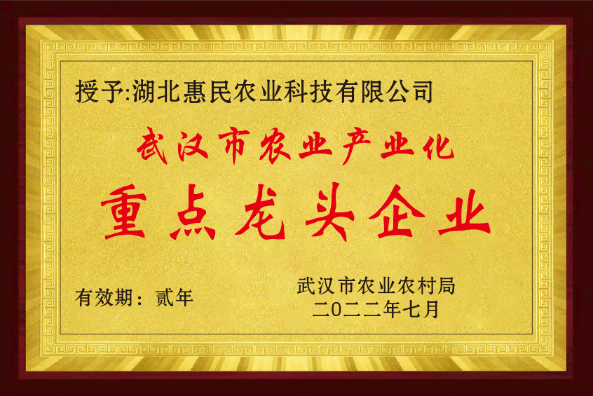 武漢市農業產業化重點龍頭企業（2022-2024年）