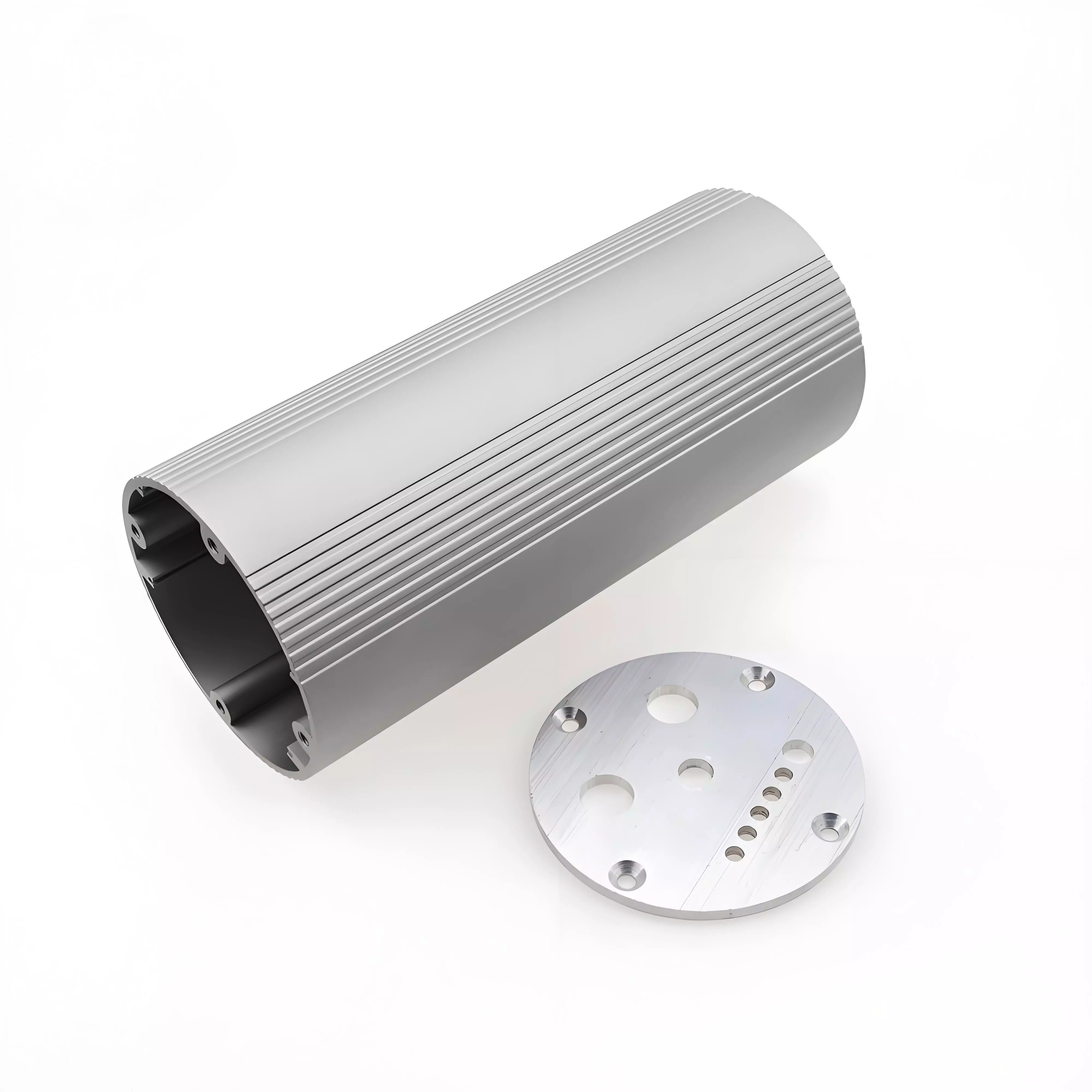 Irregular aluminum cylindrical aluminum alloy protective shell