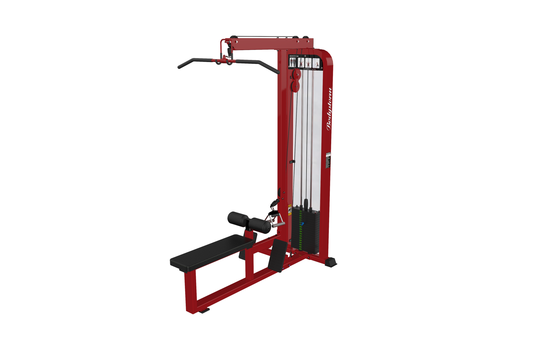 Lat pulldown & Low row  gym fitness equipment machine