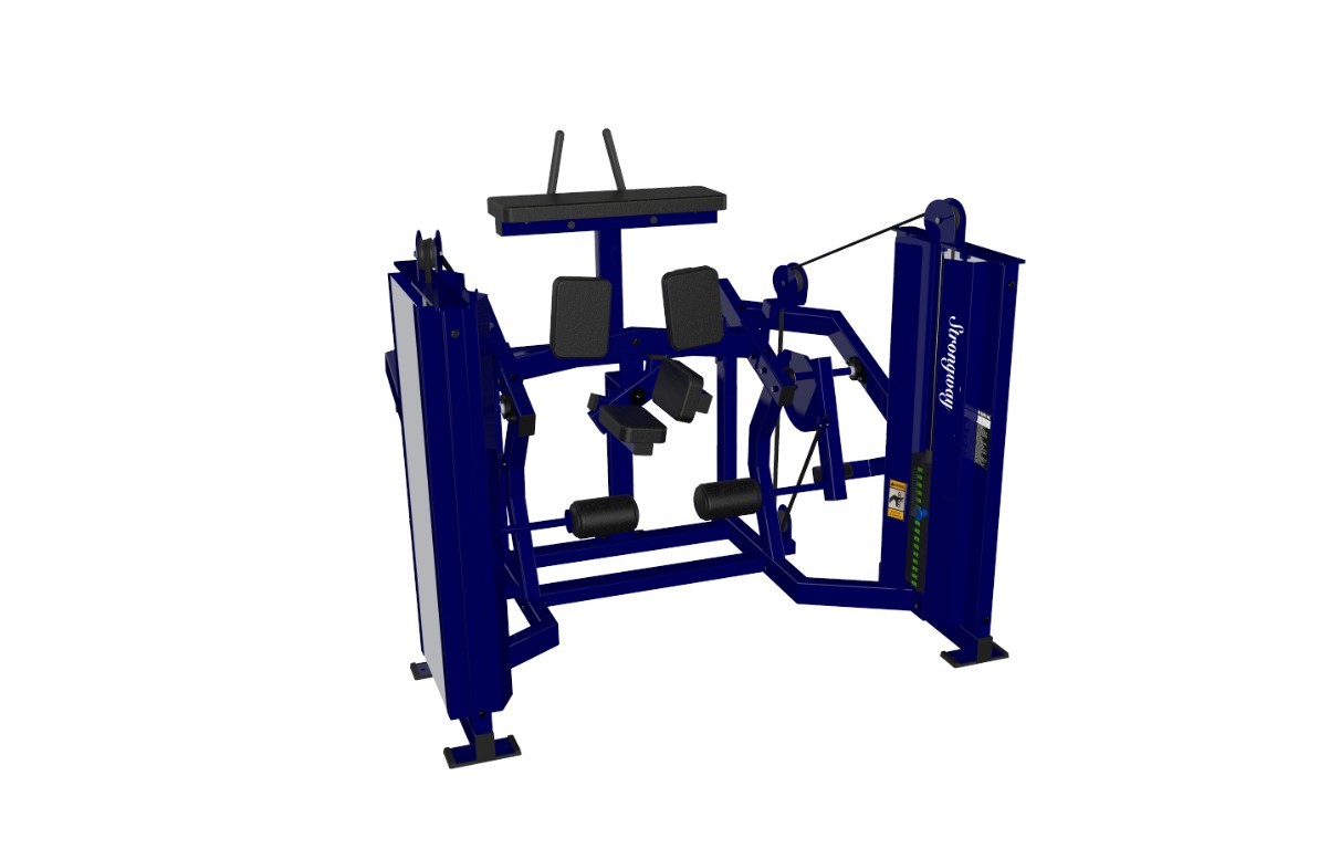 H-12 分动插片配重式跪式大腿肌训练器（160kg）