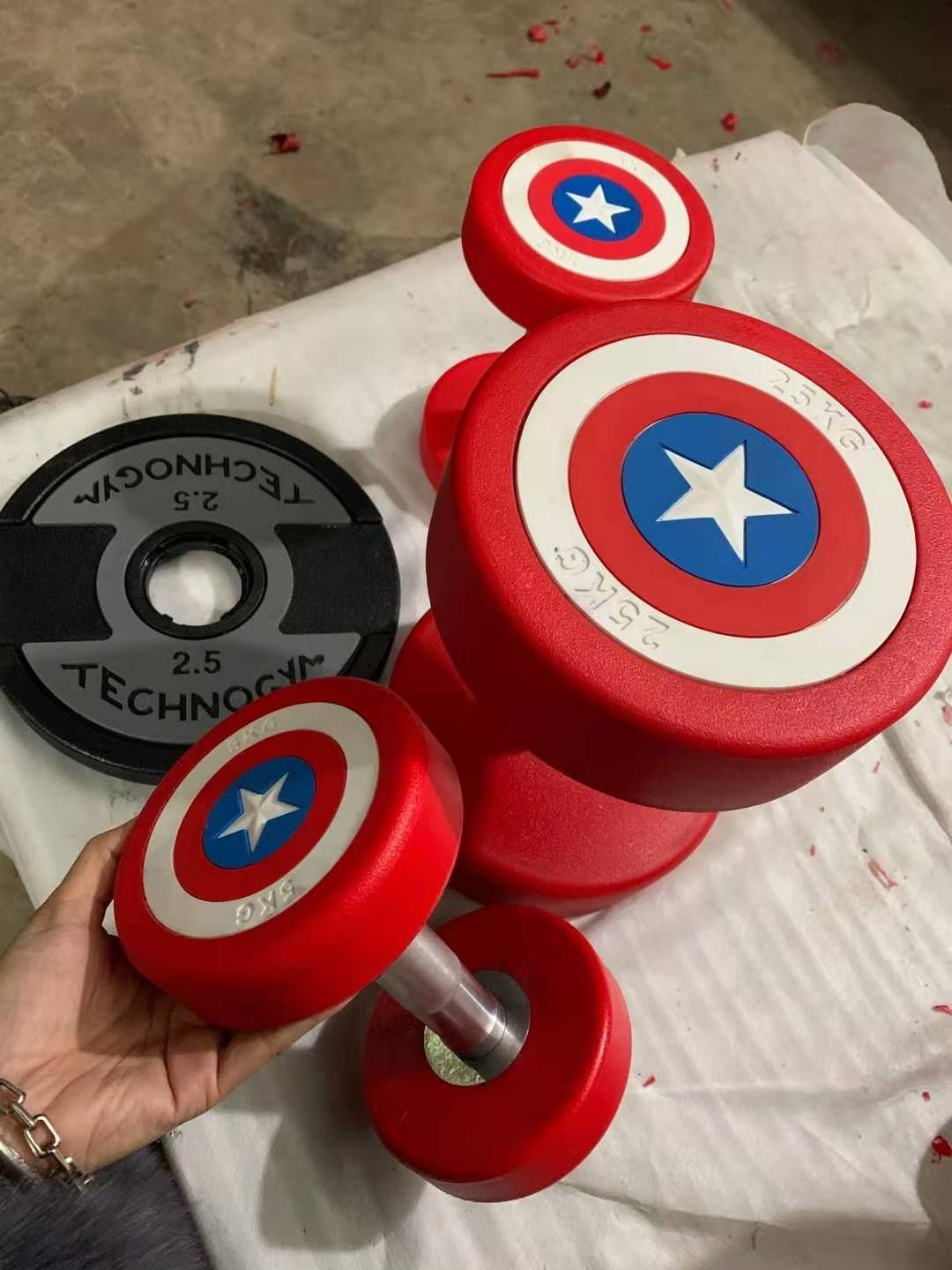  D - 108 PU dumbbell 