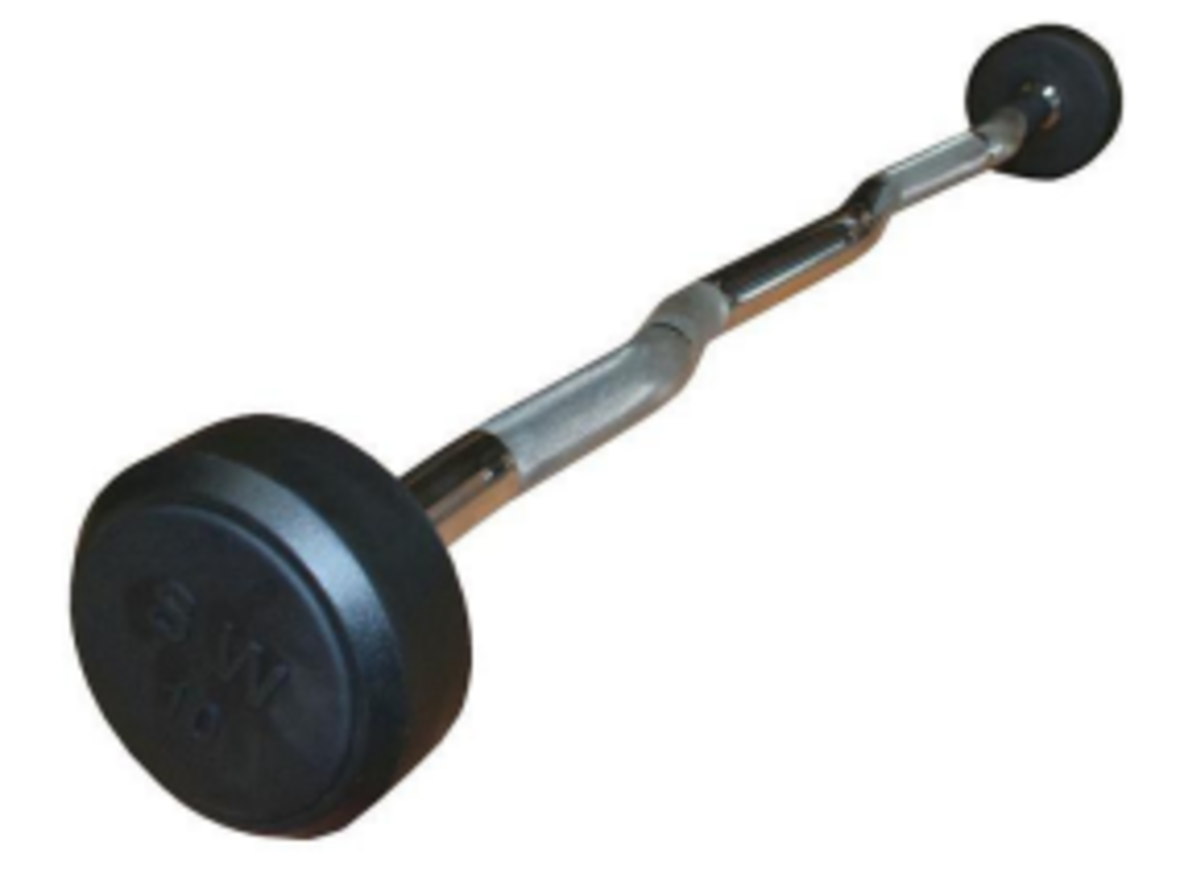 D - 302 Fixed Curl Barbell 