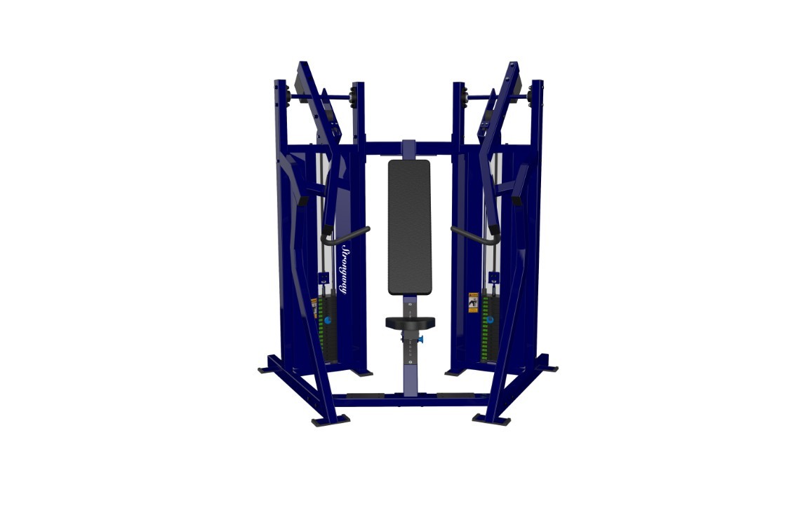 H-04 分动插片配重式推胸训练器（160kg）