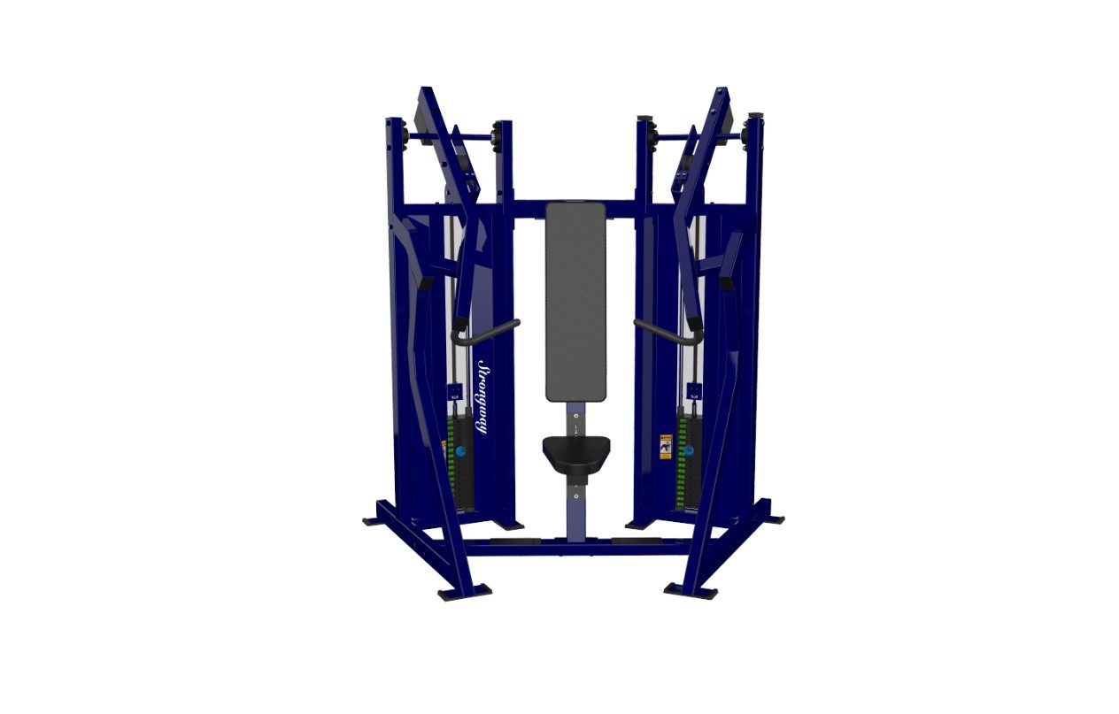 H-05 分动插片配重式上斜推胸训练器（160kg）