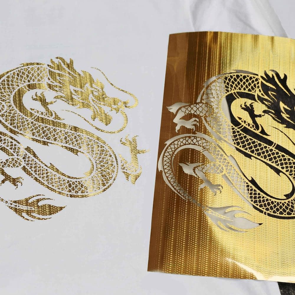 Hologram Gold DTF Foil