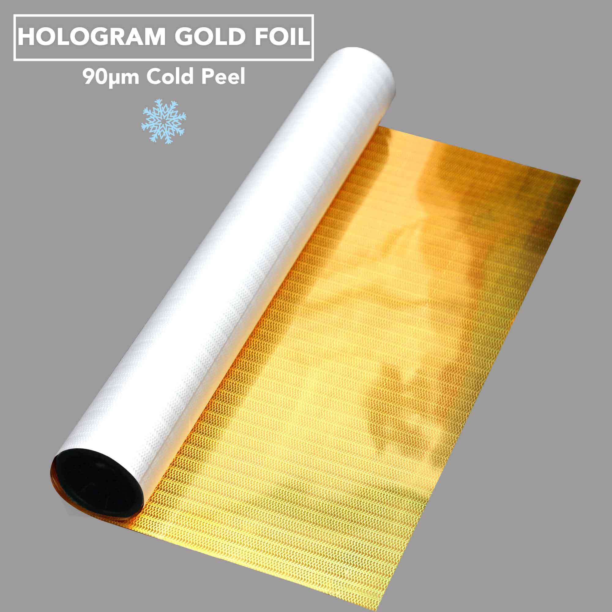 Hologram Gold DTF Foil