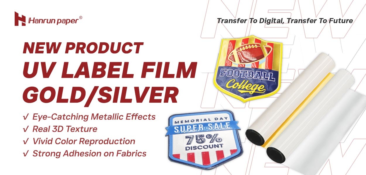 New product | UV Label Film Gold/Silver
