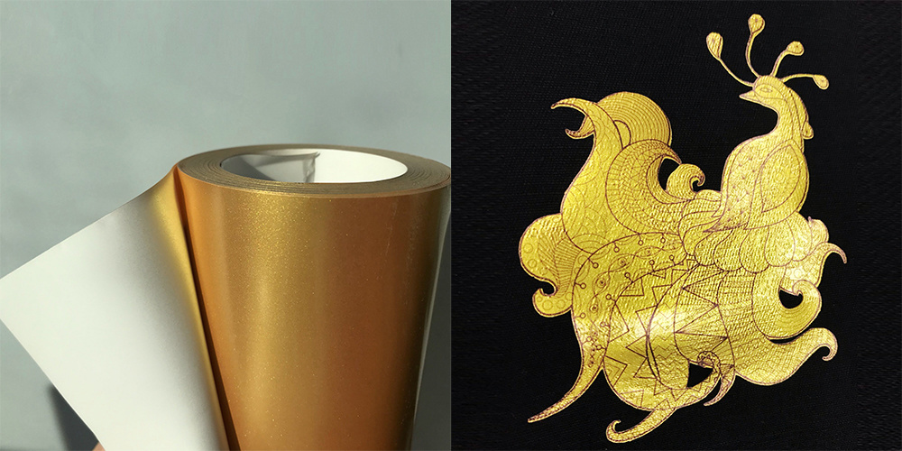 Gold Printable Eco Solvent Heat Transfer Vinyl Application Hanrun Paper