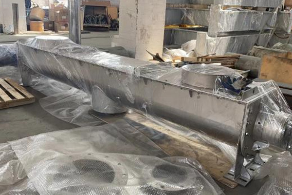 Single-axis U-shaped screw conveyor (titanium material)