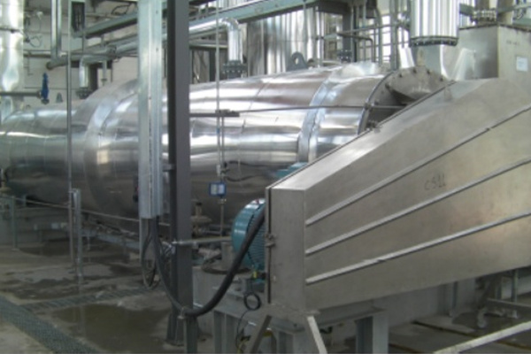 Turbine thin-layer dryer (convection + conduction)