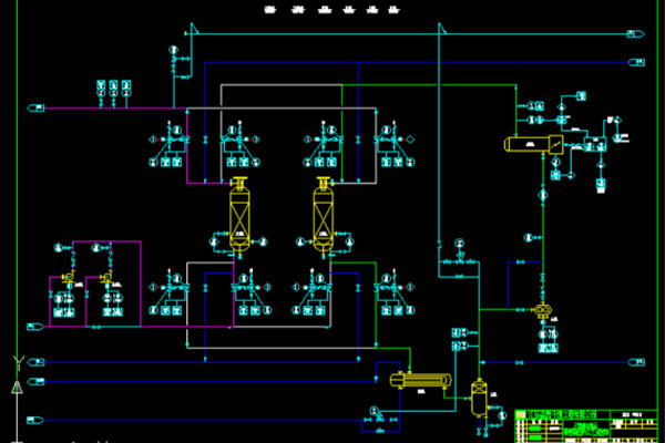 A micro water adsorption/desorption process and key equipment technology for organic solvents such as ethylene, propylene, and hexane.