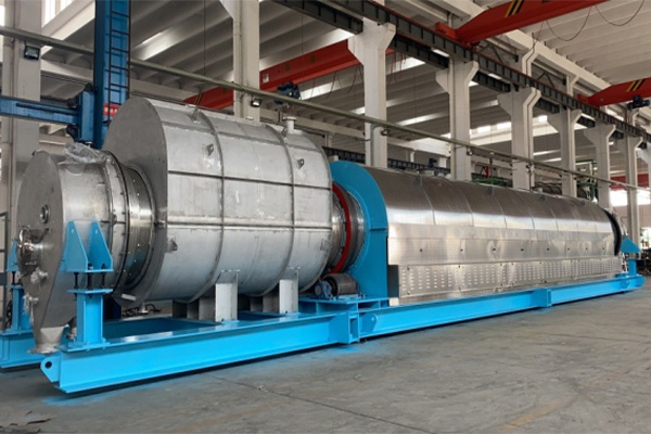 Heating and cooling integrated electric rotary kiln