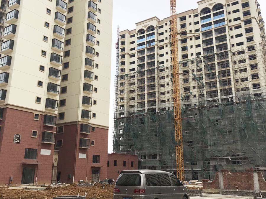 廣西黎塘鎮幸福嘉園外墻涂料工程