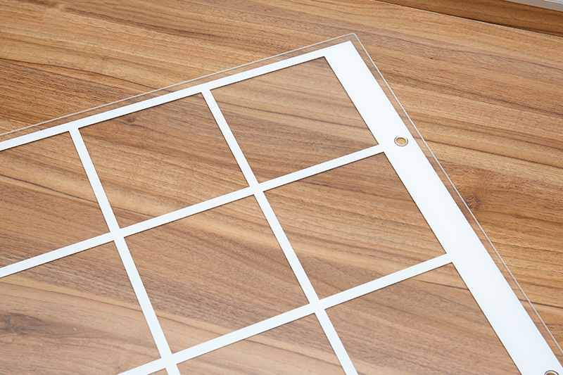 Float perforated glazed glass