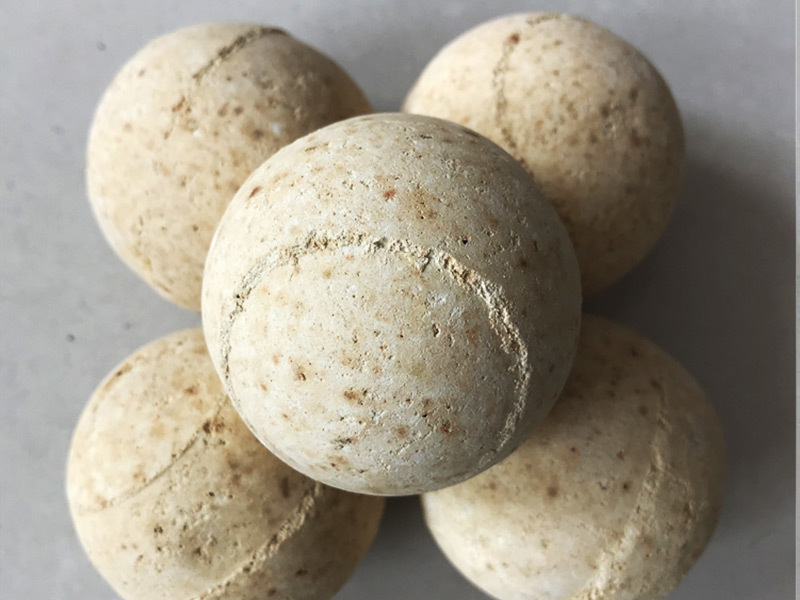 Low creep refractory balls