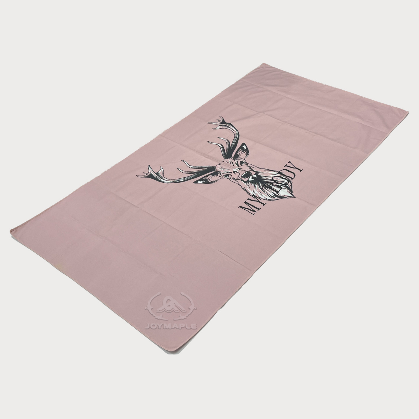 Animal Printed Suede Microfiber Beach Towels with Elastic Bands