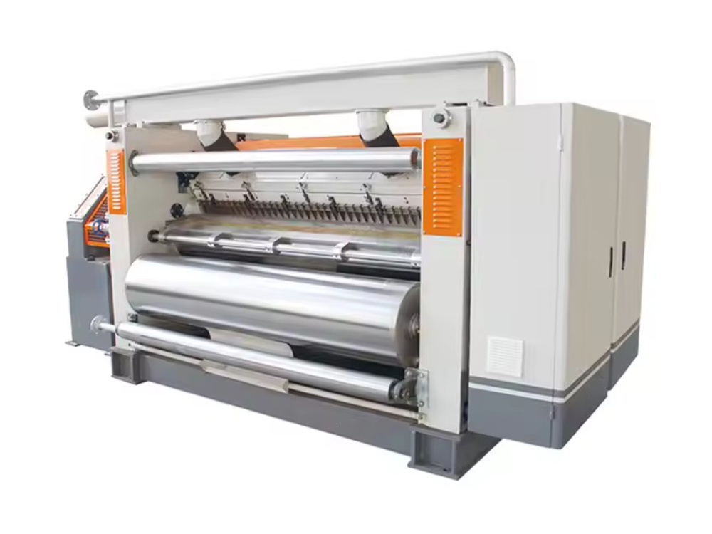 Cassette type single facer machine